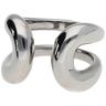 Fingerring JACQUES CHARREL ""topmodern mit offener Ringschiene, Edelstahl"" Gr. 58, silber, Fingerringe, Damen, 58, Edelstahl