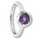 Silberring ONE ELEMENT "Amethyst Ring aus 925 Silber" Fingerringe Gr. 54, Silber 925 (Sterlingsilber), silberfarben (silber) Damen Fingerringe