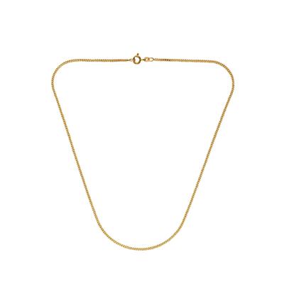 Panzerkette FIRETTI "Schmuck Geschenk Gold 750 Collierkette 1,7 mm breit" Gr. 45, gold (gelbgoldfarben), Halsketten, Damen, 45, Gelbgold 750, B: 1,7mm, Made in Germany, B:1,7mm, Topseller Image