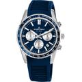 Chronograph JACQUES LEMANS "Liverpool, 1-2059C" Armbanduhren blau Herren Quarzuhren