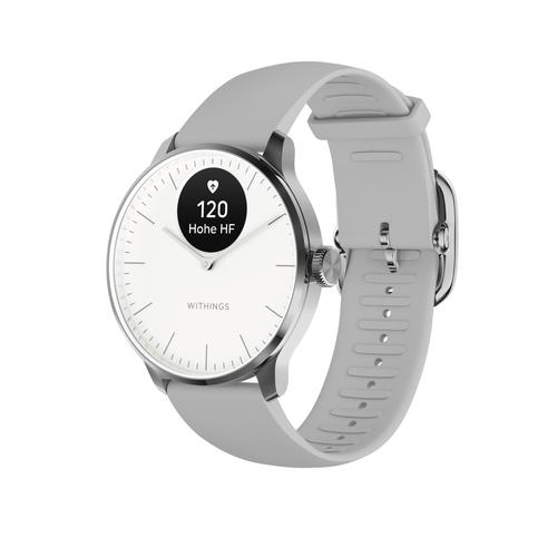"Smartwatch WITHINGS ""ScanWatch Light"" Smartwatches weiß Fitness-Tracker"