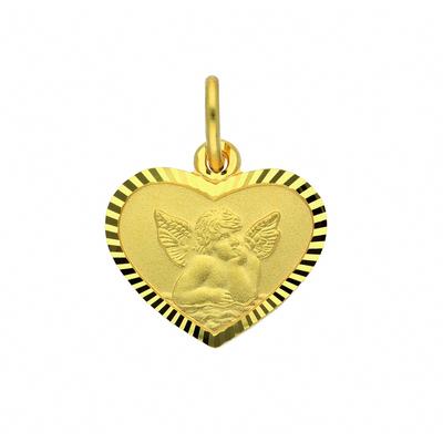 Kette mit Anhänger ADELIA´S "333 Gold Anhänger Amor", gold, Halsketten, Damen, Gelbgold 333, Schmuckset - Set mit Halskette Image