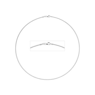 Halsreif JOBO, silber (silber 925), Halsketten, Damen, Silber 925 (Sterlingsilber), L: 45cm, 925 Silber 45 cm 1,5 mm Image