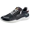 Sneaker MUSTANG SHOES, Herren, Gr. 49, weiß (navy, sanftes weiß), Lederimitat, sportlich, Schuhe, mit seitlichem Reißverschluss, Freizeitschuh, Halbschuh, Schnürschuh, Topseller