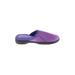 Isotoner Mule/Clog: Purple Shoes - Women's Size 7 1/2 - Round Toe