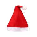 LOTFI christmas hat Christmas Decoration Hat Children's Adult Christmas Christmas Hat Ordinary Non-woven Fabric (Size : Adult, Color : 20Pcs)