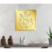 Bungalow Rose Hindu Lord Ganesha Idol Wall Hanging Decor, Ganapati Wall Art, Ganesh Wall Decor in Yellow | 22 H x 22 W x 0.5 D in | Wayfair