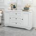 Winston Porter Percoski White Side Cabinet w/ Storage, Buffet Cabinet w/ Storage, Sideboard w/ Door & Drawer in Brown/White | Wayfair