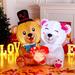 The Holiday Aisle® Couple Bear w/ Love Heart Inflatable Polyester | 48 H x 36 W in | Wayfair 4A950D35FBF34F2B93868F34E1F6D7E2