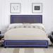 Ivy Bronx Kippen Bed Upholstered/Cotton/Wool in Gray | 42.3 H x 62.5 W x 85.5 D in | Wayfair E1402404E82B4C079119004552438B5F