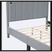 Red Barrel Studio® Rosealeigh Bed Metal in Gray | 81.1 H x 61.8 W x 85.4 D in | Wayfair 565FF74A3ED74C41897481AF107DB42D