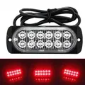 12LED tout-terrain voiture brouillard rouge lumière lampe remorque camions sécurité urgent travail brouillard rouge lumière lampe DC 12V ~ 24V 36W LED lumière urgente