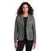 Mercer+Mettle MM3031 Women's Relaxed Knit Blazer Coat in Storm Grey Heather size Large | Polyester Blend