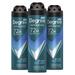 Degree Men Antiperspirant Deodorant Dry Spray Cool Rush 3 count Deodorant for Men With MotionSense Technology 3.8 oz