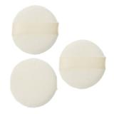 Powder Puff 3 Pcs Ultra Short Plush Fluffy Powder Puff Comfortable Toddler Body Dusting Powder Puffs Talcum Powders Puff