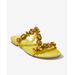Boston Proper - Yellow - Oversized Gem Embellished Sandal - 6.5