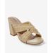 Boston Proper - Natural Neutral - Raffia Twist Block Heel - 8.5