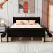 Classic Design Queen Size Wood Platform Bed