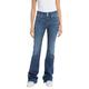 Replay Damen Jeans Schlaghose Newluz Flare Flare-Fit mit Power Stretch, Blau (Medium Blue 009), 24W / 30L