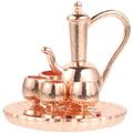 ATriss 1 Set Miniature Tea Set Mini Tea Set Miniature Tea Pot Cups Mini House Accessories