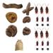 1 Set Halloween Prank Props Simulation Poo Props Plastic Excrement Prop Toys