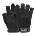 Fearlessin 1 Pair Fitness Gym Gloves Cycling Half-Finger Glove Weight Lifting Training Mitten Bodybuilding Equipment Shock Absorption Black/L