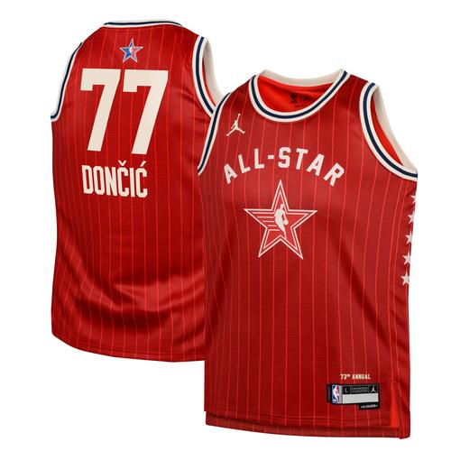 Western Conference Jordan Brand All-Star 2024 Swingman Trikot – Crimson – Luka Dončić – Jugend