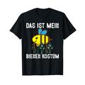 Das Ist Mein Bienen Kostüm Fasching Karneval Männer Frauen T-Shirt