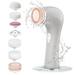 ETEREAUTY E010107 7-in-1 Electric Facial Cleansing Brush Face Beauty Device Electrical Skin Care Massager (Cool Gray)