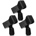 3pcs Universal Microphone Clamps Microphone Holder Clips Universal Microphone Clips Universal Clips