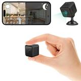 WiFi Hidden Spy HD Camera Night Vision 4K HD Mini Camera Spy Cam for Home Security Easy to Set Wireless Indoor Smallest Camera with Motion Detection IP Camera Remote Viewing