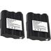 2-Pack Rechargeable Replacement y for Midland BATT5R / AVP7 / FRS-005 / LXT210 / GXT-300 / GXT-325 / GXT-550 /