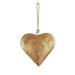 Metal Heart Decorative Bell with Hanging Rope Metal Heart-Shaped Decorative Bell Antique Rustic Finish Wall DÃ©cor for Home E3U7