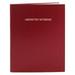 MYXIO Lab Notebook - Pages (.25 Grid Format) 8 x 10 Red Cover Smyth Sewn Hardbound Laboratory Notebook (LIRPE-0-SGR-A-LRT1)