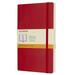 Moleskine Classic Notebook Soft Cover Large (5 x 8.25 ) Ruled/Lined Scarlet Red 192 pages