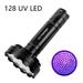 UV 100LED Edc Light Purple Light Blacklights 395nm UltraViolet Portable Handheld Flashlight LED Torch Detector for Pet Urine