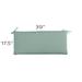 Replacement Bench Cushion - 39x17.5 - Box Edge, Canvas Fern - Ballard Designs Canvas Fern - Ballard Designs