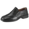 Slipper JOSEF SEIBEL "Bradfjord 07", Herren, Gr. 45, schwarz, Leder, elegant, Schuhe, Slipper, Festtagschuh, Komfortschuh in weiter Passform