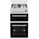 Beko EDG507W 50cm Gas Double Oven Freestanding Cooker