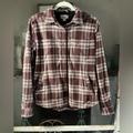 Carhartt Jackets & Coats | Carhartt Women's Rugged Flex Flannel Fleece-Lined Burgundy Plaid Shirt | Color: Red | Size: S