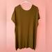 Madewell Dresses | Madewell Downtown Tie Back Shift Dress/ Olive Green/ Large | Color: Green | Size: L