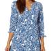 Lilly Pulitzer Dresses | Nwt Lilly Pulitzer Cath 3/4 Sleeve Dress | Color: Blue/White | Size: M