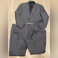 Burberry Suits & Blazers | Burberry’s Suit Men’s 2 Piece Navy Blue Plaid Wool 46l Suit Jacket Pants 40x32 | Color: Blue | Size: 40l