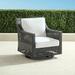 Graham Swivel Lounge Chair with Cushions - Vista Boucle Glacier - Frontgate