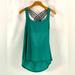 Lululemon Athletica Tops | Lululemon Wild And Free Tank Aqua Grey Black Strappy Built In Bra Yoga Size Xs | Color: Blue/Green | Size: Xs