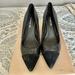 Coach Shoes | Coach Women's Black Lacey Patchwork Heel Size 7.5 Preowned | Color: Black | Size: 7.5