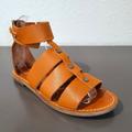 Madewell Shoes | Madewell The Rowan Gladiator Leather Sandal Sz 6.5 - Cognac | Color: Brown/Tan | Size: 6.5