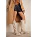 Free People Shoes | Free People Brooks Tall Boots Size 38 | Color: Tan | Size: 38