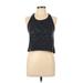 Adidas Active Tank Top: Black Activewear - Women's Size Large