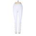 Victoria Sport Active Pants - Mid/Reg Rise: White Activewear - Women's Size Small